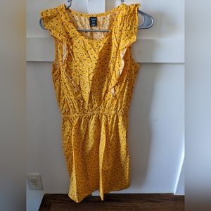 City Streets Mustard Floral Dress